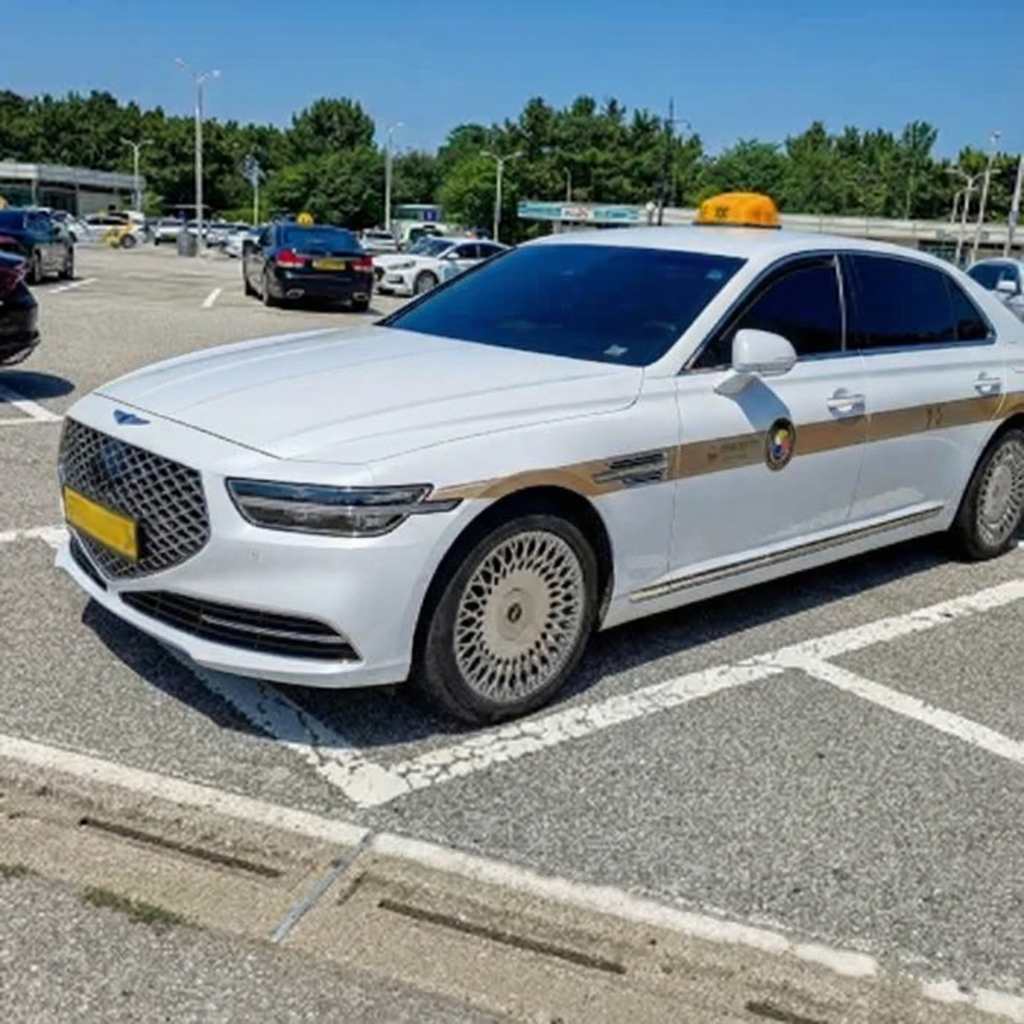 Inchen Airport Taxi Driver Booking wihte Sedan